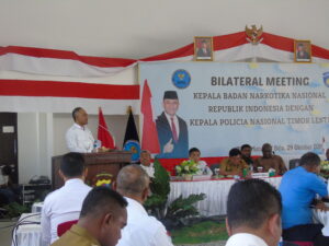 Bilateral Meeting Kepala BNN RI Dengan Kepala Policia Nasional Timor Leste