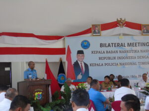 Bilateral Meeting Kepala BNN RI Dengan Kepala Policia Nasional Timor Leste
